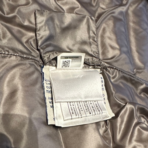Moncler Metallic Gray Puffer Jacket - Picture 6 of 12